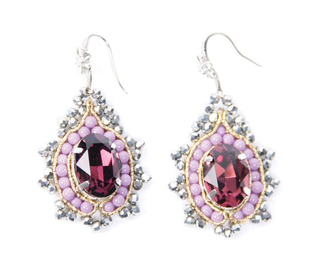 Pink earrings, $95, Fabrice, Toronto