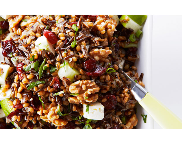 Wheat Berry and Wild Rice Salad