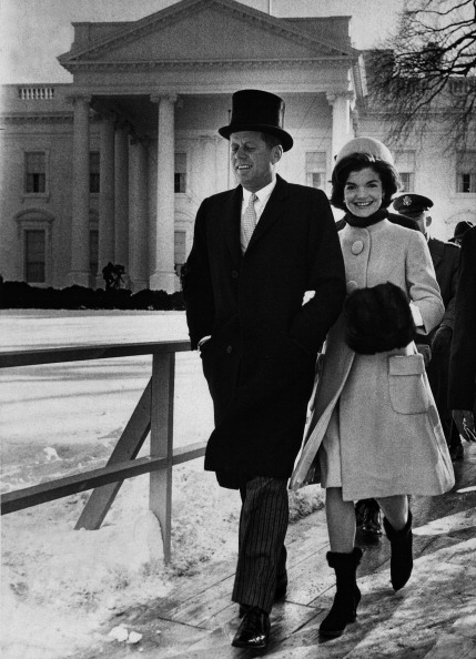 John F. Kennedy With His Wife Jacqueline