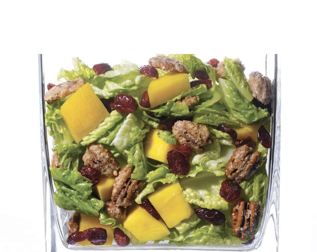 Mango, Cranberry, and Candied Pecan Salad