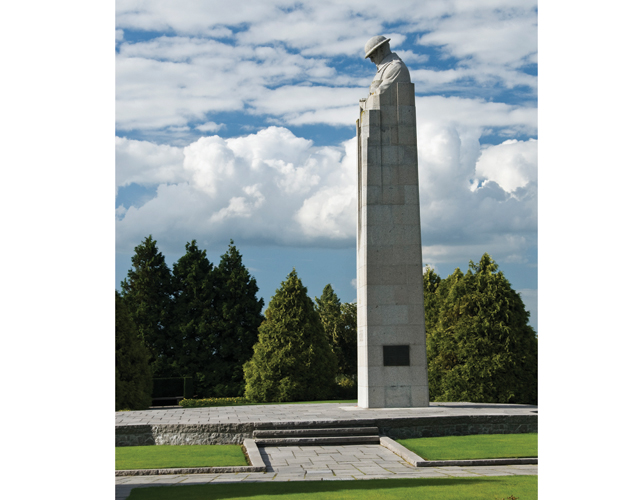 The Canadian Forces Memorial, Brooding Soldier, Saint Julien, Belgium