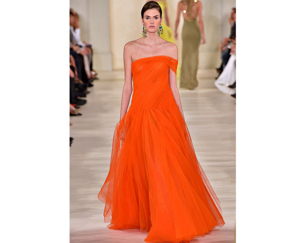 6. We nominate this citrus coloured gown from Ralph Lauren for Viola Davis.
