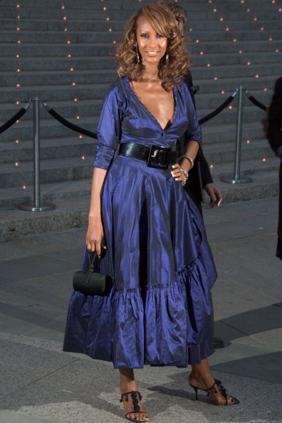 Iman during 5th Annual Tribeca Film Festival - Vanity Fair Party - Arrivals at New York State Supreme Court in New York City, New York, United States. (Photo by Lawrence Lucier/FilmMagic)