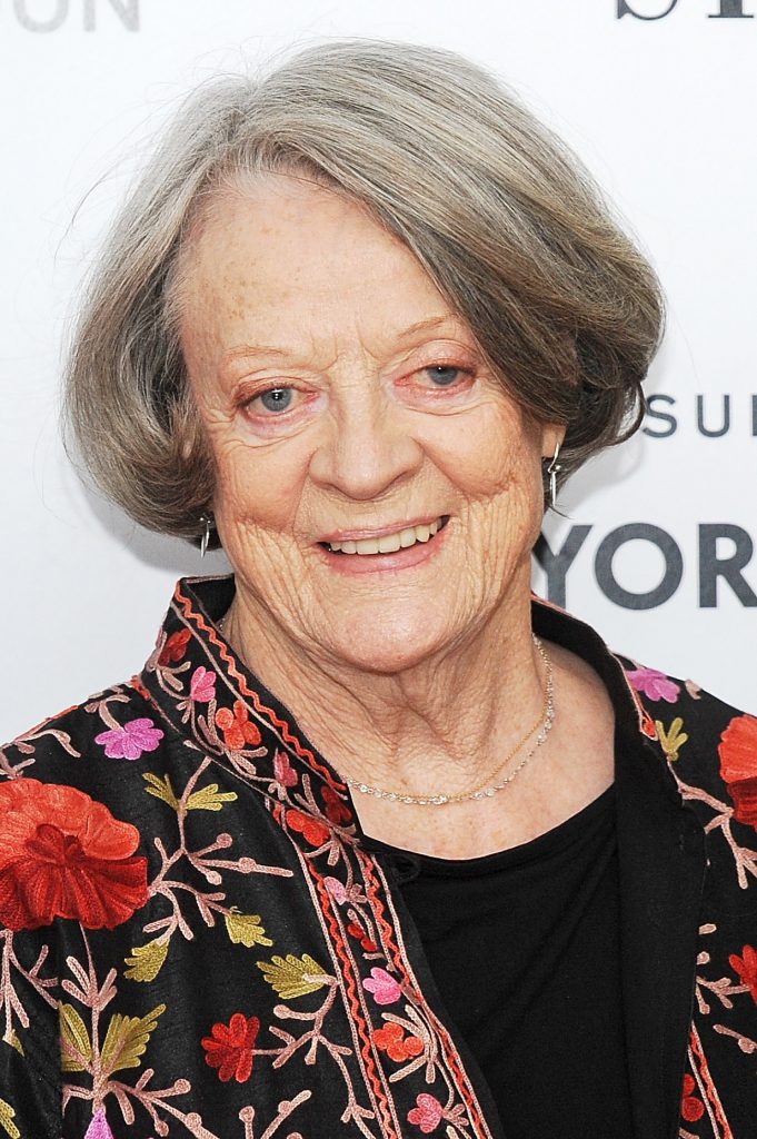 LONDON, ENGLAND - OCTOBER 13: Maggie Smith attends a screening of "The Lady In The Van" during the BFI London Film Festival at Odeon Leicester Square on October 13, 2015 in London, England. (Photo by Dave J Hogan/Getty Images)