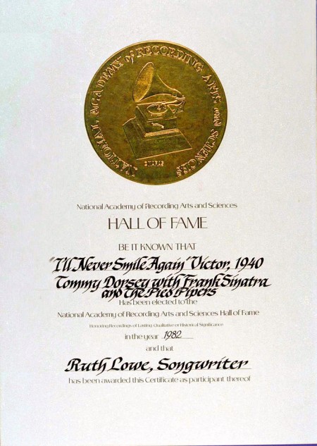 HR Lowe Grammy Cert