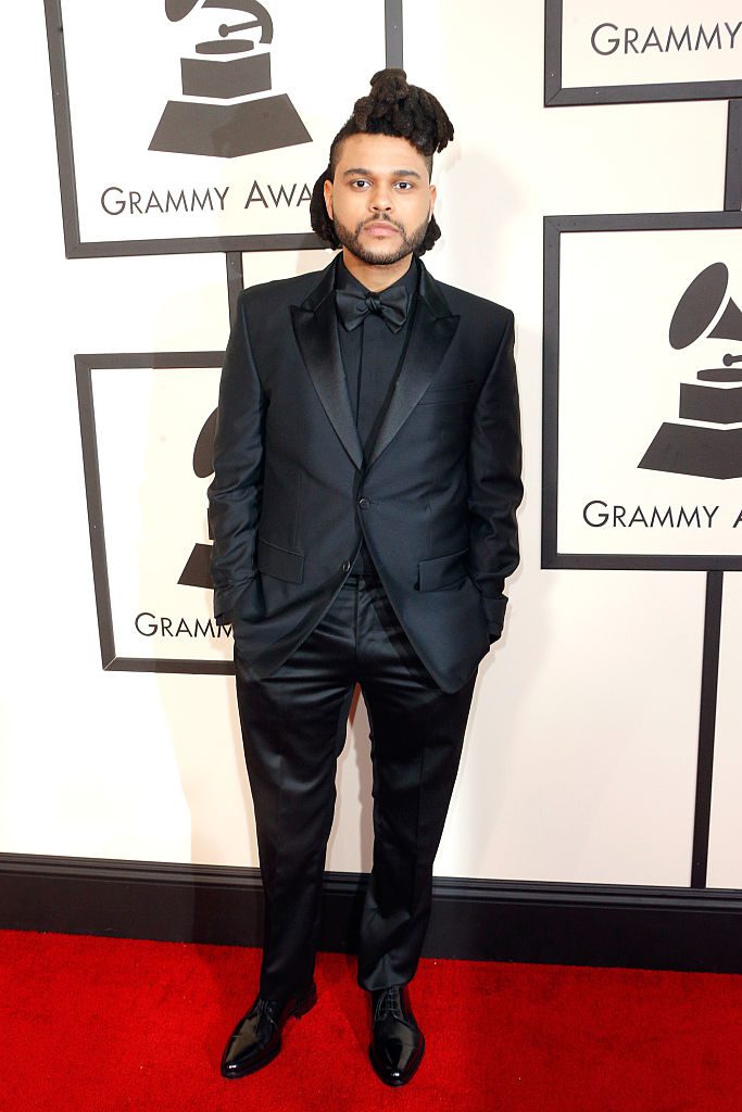LOS ANGELES, CA - FEBRUARY 15: Recording artist The Weeknd attends The 58th GRAMMY Awards at Staples Center on February 15, 2016 in Los Angeles, California. (Photo by Jeff Vespa/WireImage)