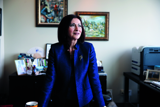TORONTO, ON - JUNE 4: Portrait of Ann Cavoukian, privacy commissioner, in her office in downtown Toronto for a story on police disclosure of mental health records in police background checksThis is a follow to our Presumed Guilty series. (Colin McConnell/Toronto Star via Getty Images)