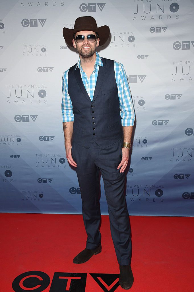 CALGARY, ALBERTA - APRIL 03: Dean Brody arrives at the 2016 Juno Awards at Scotiabank Saddledome on April 3, 2016 in Calgary, Canada. (Photo by George Pimentel/Getty Images)
