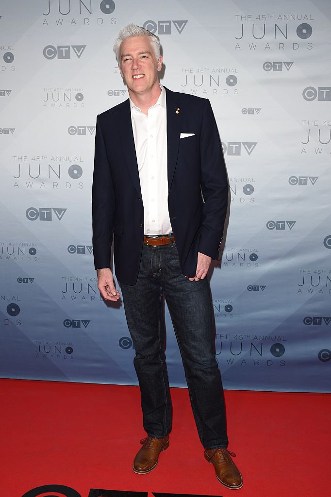 CALGARY, ALBERTA - APRIL 03: Allan Reid arrives at the 2016 Juno Awards at Scotiabank Saddledome on April 3, 2016 in Calgary, Canada. (Photo by George Pimentel/Getty Images)