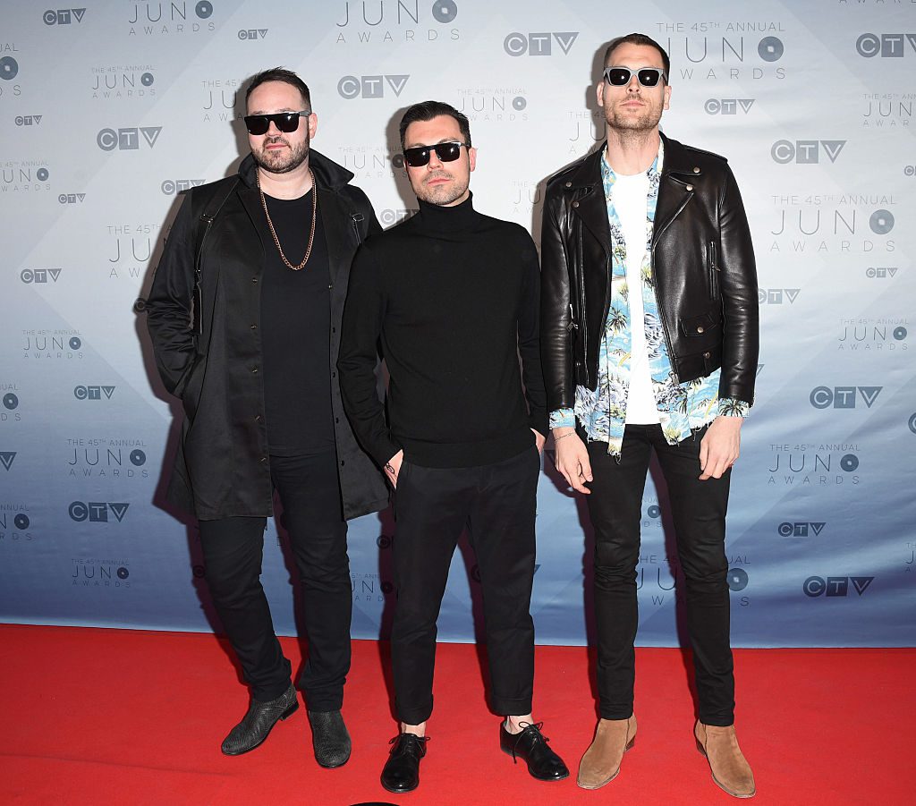 CALGARY, ALBERTA - APRIL 03: Young Empires arrive at the 2016 Juno Awards at Scotiabank Saddledome on April 3, 2016 in Calgary, Canada. (Photo by George Pimentel/Getty Images)