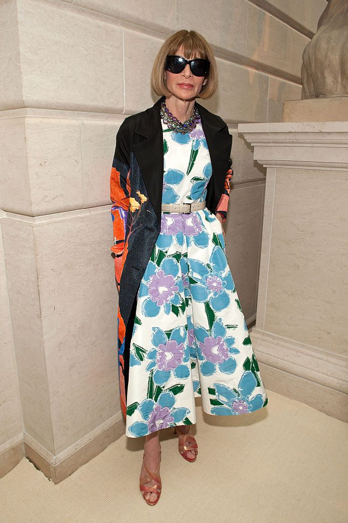 NEW YORK, NY - MAY 02: Anna Wintour attends the "Manus x Machina: Fashion in an Age of Technology" press preview at the Metropolitan Museum of Art on May 2, 2016 in New York City. (Photo by D Dipasupil/FilmMagic)