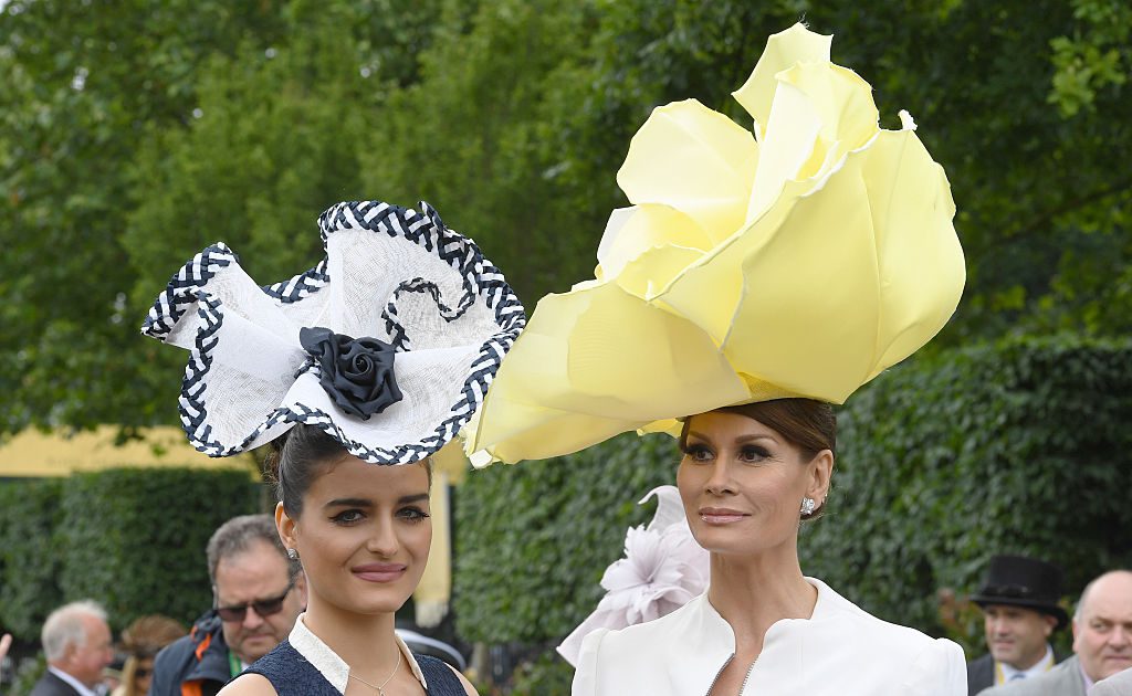 ASCOT, ENGLAND - JUNE 14: Isabell Kristensen (right) and guest attend Day 1 of Royal Ascot on June 14, 2016 in Ascot, England. (Photo by Anwar Hussein/WireImage)