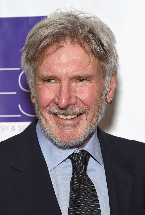NEW YORK, NY - MARCH 07: Event Chair, Harrison Ford attends the 2016 FACES Gala at Pier Sixty at Chelsea Piers on March 7, 2016 in New York City. (Photo by Gary Gershoff/WireImage)