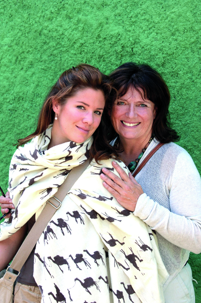 Margaret Trudeau with daughter in law Sophie Gregoir-Trudeau in Ethiopia on a mission with WaterCan October 6, 2006. The former wife of Pierre Elliott Trudeau is honorary president of the Ottawa charity that places fresh water wells in East Africa.