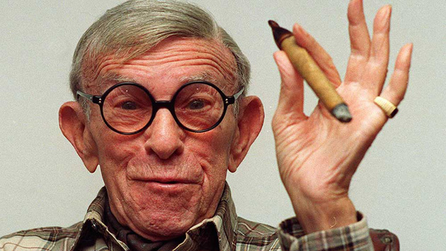 (AP) BURNS-LS-022416-AP FILE--George Burns, the wry, cigar-smoking comic who played straight man to Gracie Allen for 35 years, then found new popularity when he won an Academy Award at age 80, died Saturday, March 9, 1996, just weeks after turning 100. Burns is shown in this Jan. 15,1993 file photo, a few days before his 97th birthday. (AP Photo/Michael Tweed)
