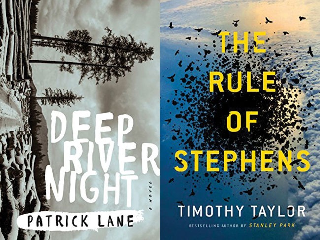 Book covers: Deep River Night and The Rule Of Stephens