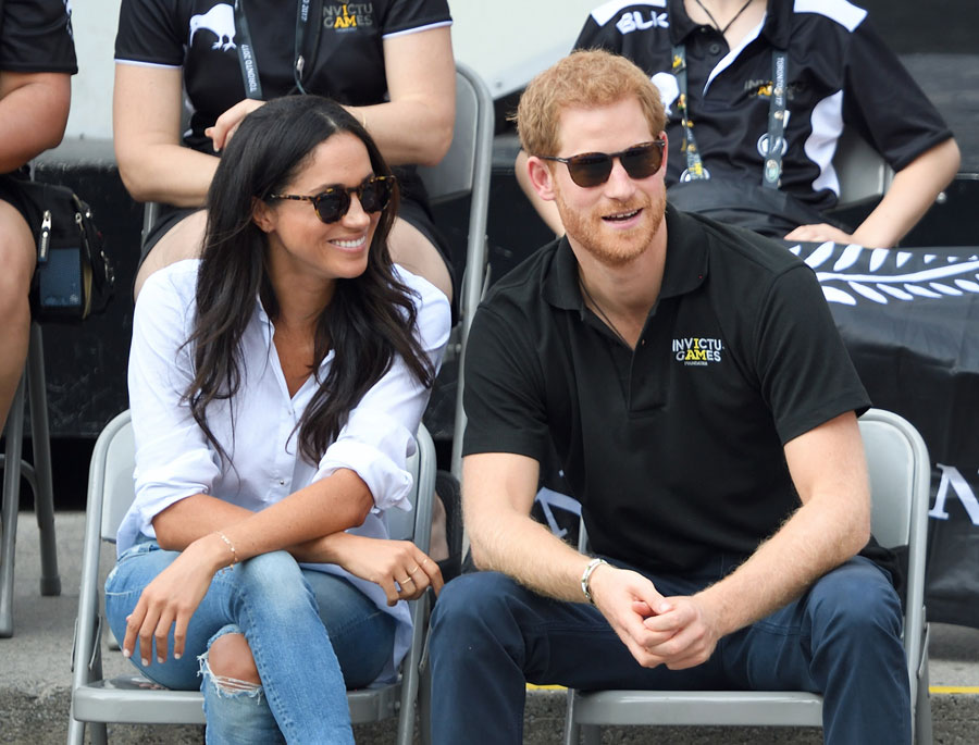 Prince Harry and Meghan Markle at the 2017 Invictus Games in Toronto
