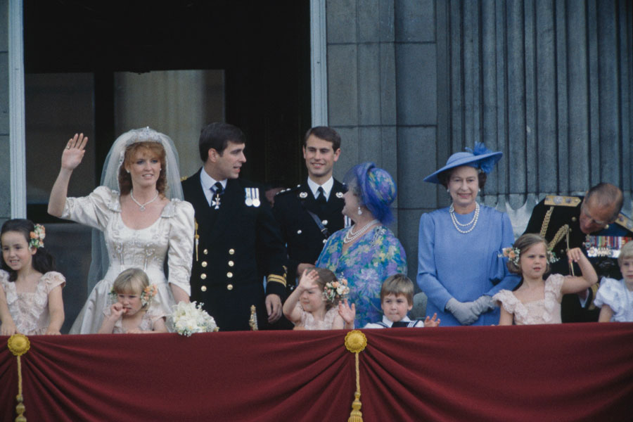 Prince Andrew's wedding, 1986