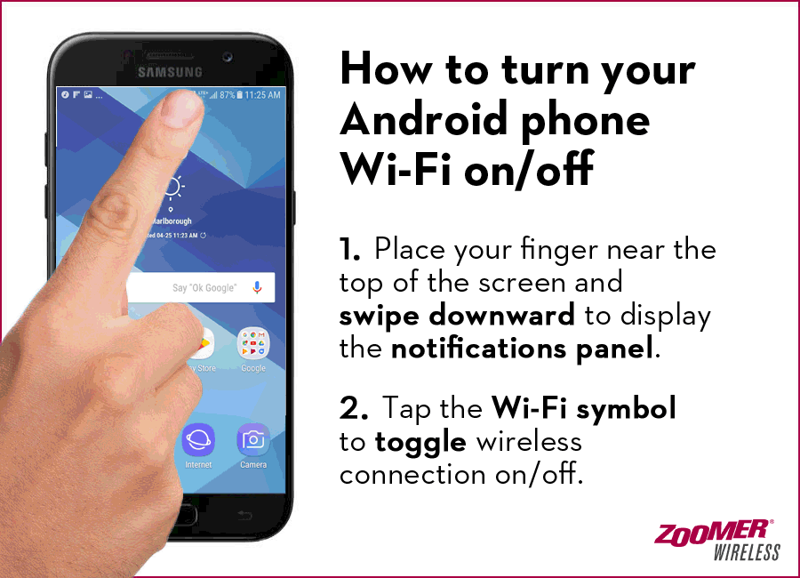 How to turn your Android phone Wi-Fi on/off