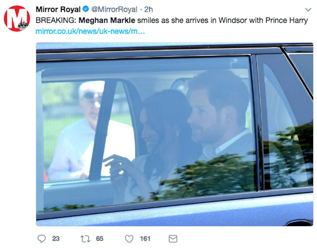 Meghan Markle at Windsor Castle