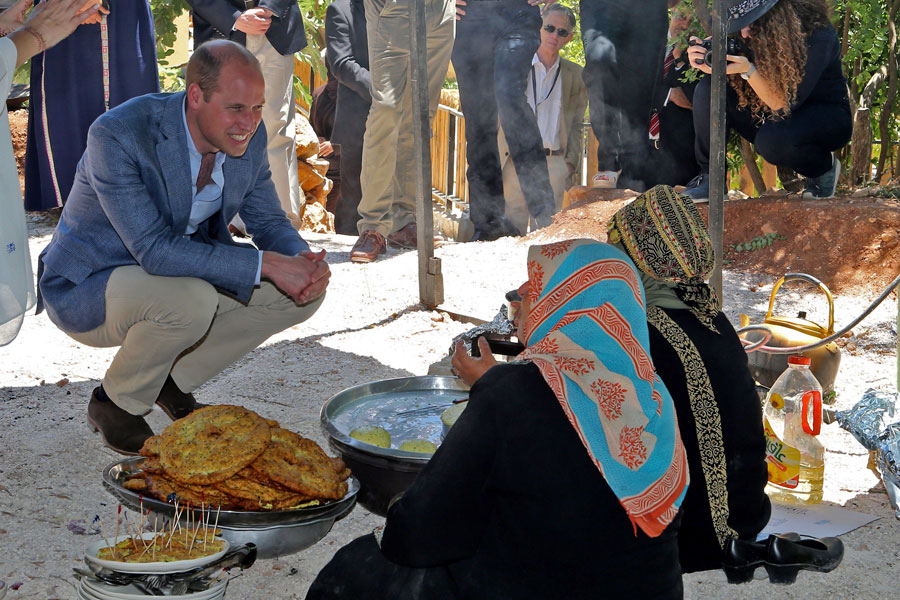 Prince William in the Middle East