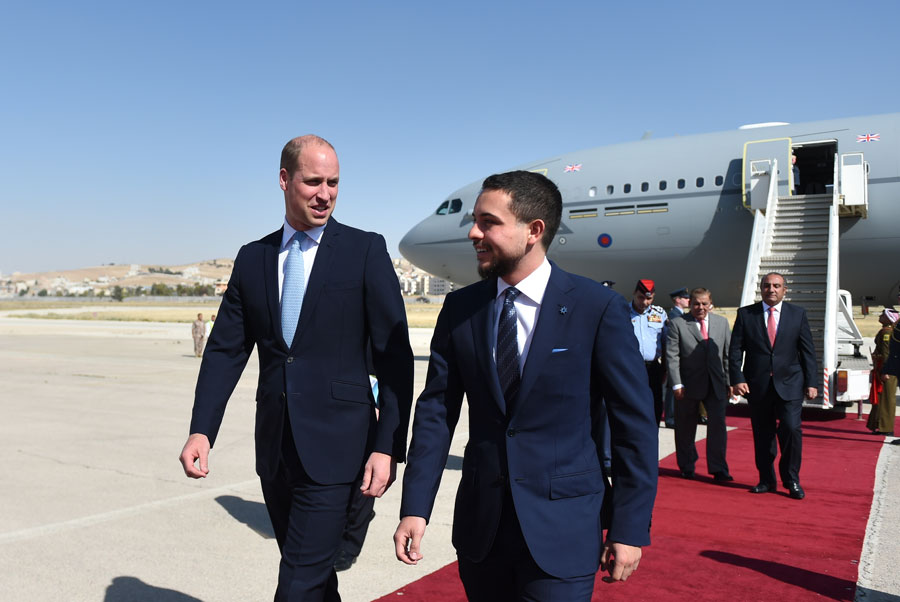 Prince William in Jordan