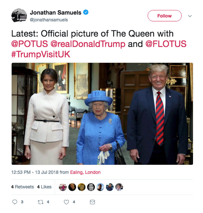 Trump meets the Queen