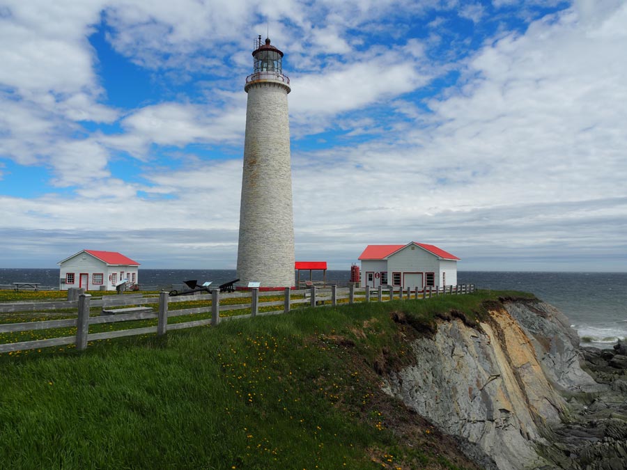 Cap des Rosiers light station, the tallest lighthouse in Canada.