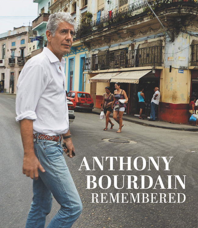 The cover of CNN's book "Anthony Bourdain Remembered" about the famous chef and travel show host.
