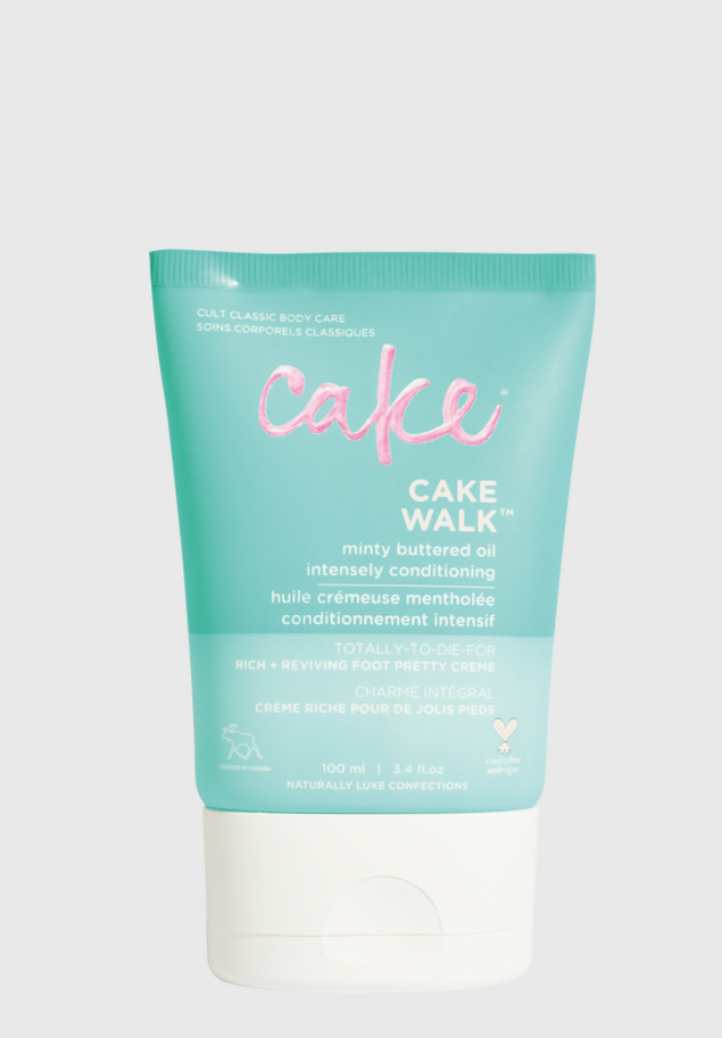 A picture of a bottle of Cake Cakewalk Foot Pretty Cream.