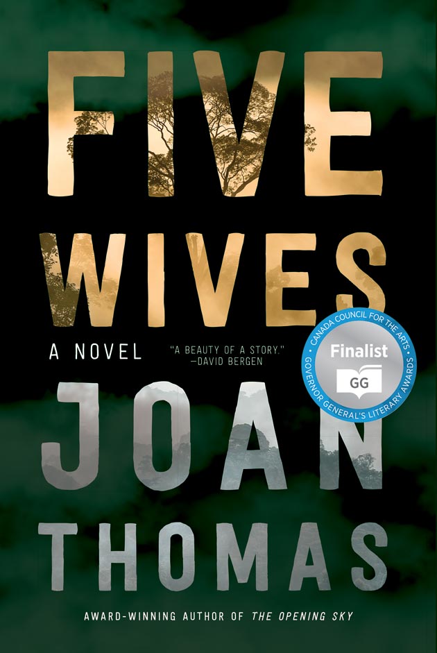 Book cover for Five Wives by Joan Thomas