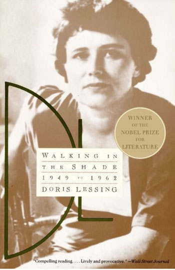 book cover for Walking in the Shade by Doris Lessing