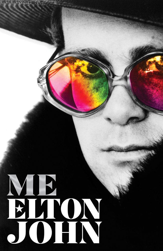 The cover of Elton John's autobiography "Me".