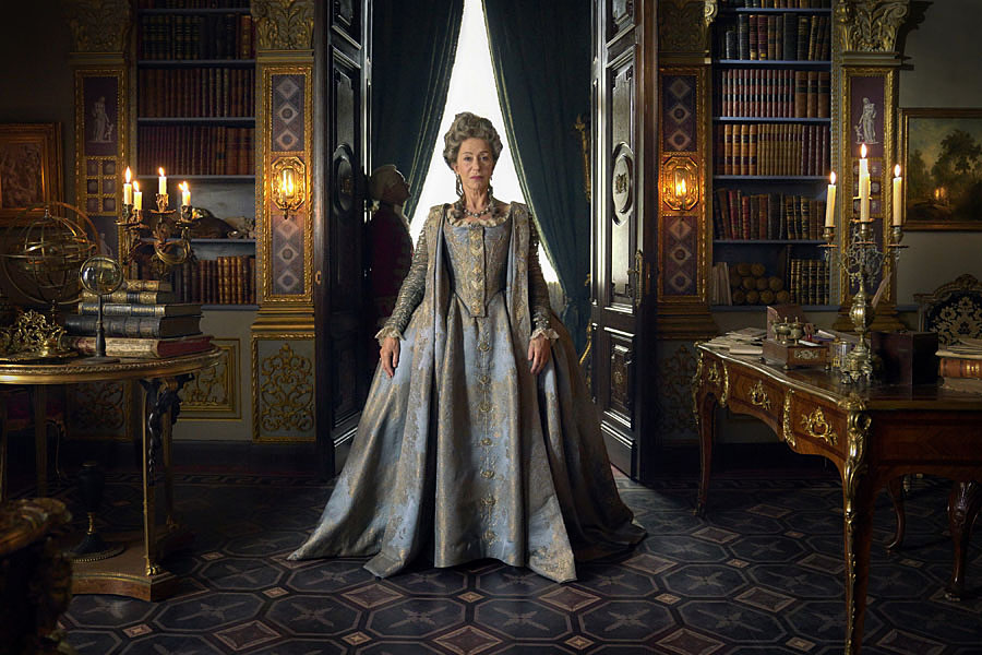 Helen Mirren as Catherine the Great. 
