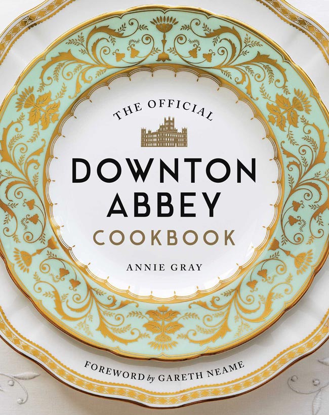 Book cover for the Downton Abbey Cookbook