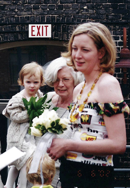 A photo from the author's second wedding in 2002.
