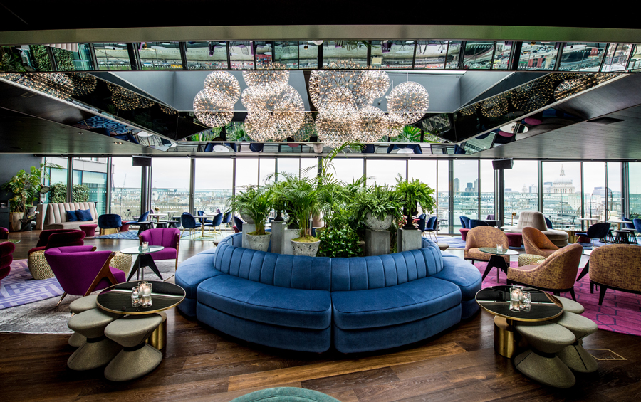 12th Knot, the rooftop bar at Sea Containers London hotel.