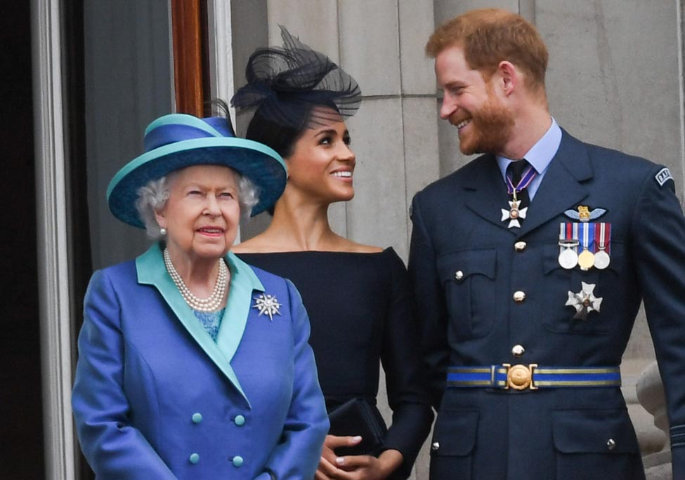 Prince Harry, Queen Elizabeth, Meghan Markle