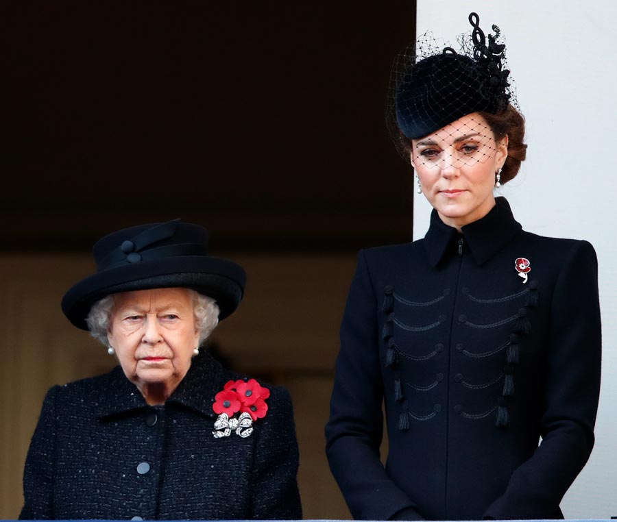 Queen Elizabeth II, Catherine, Duchess of Cambridge, Remembrance Day