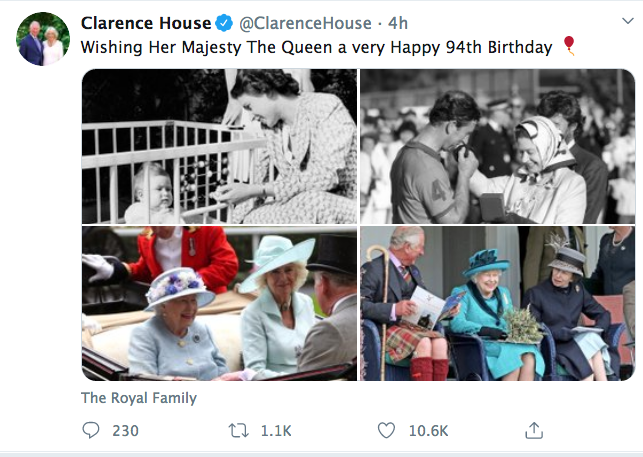 Prince Charles, Queen Elizabeth, Duchess Camilla, Twitter
