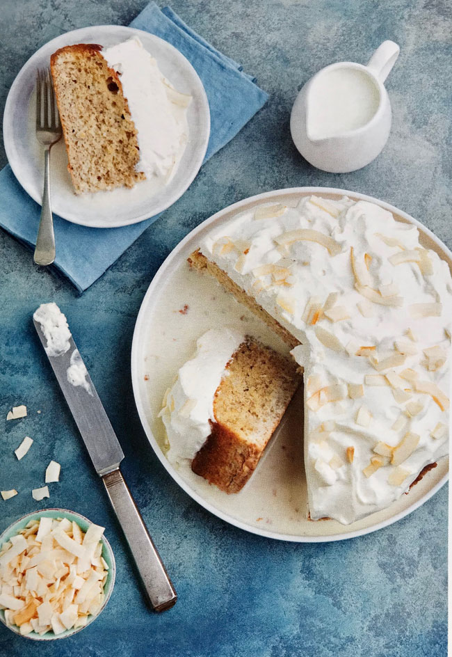Coconut tres leches Cake