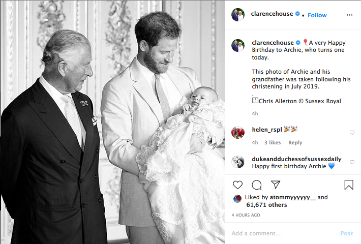 Prince Charles, baby Archie