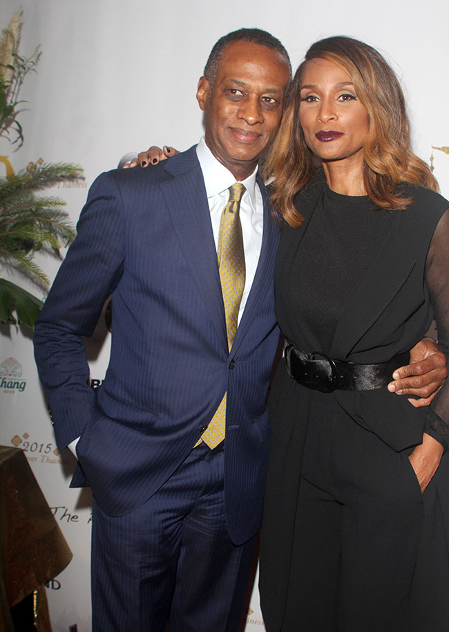 Brian Maillian and Beverly Johnson