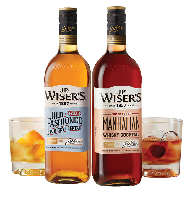 The Whisky J.P. Wiser’s Old Fashioned and Manhattan Whisky Cocktail