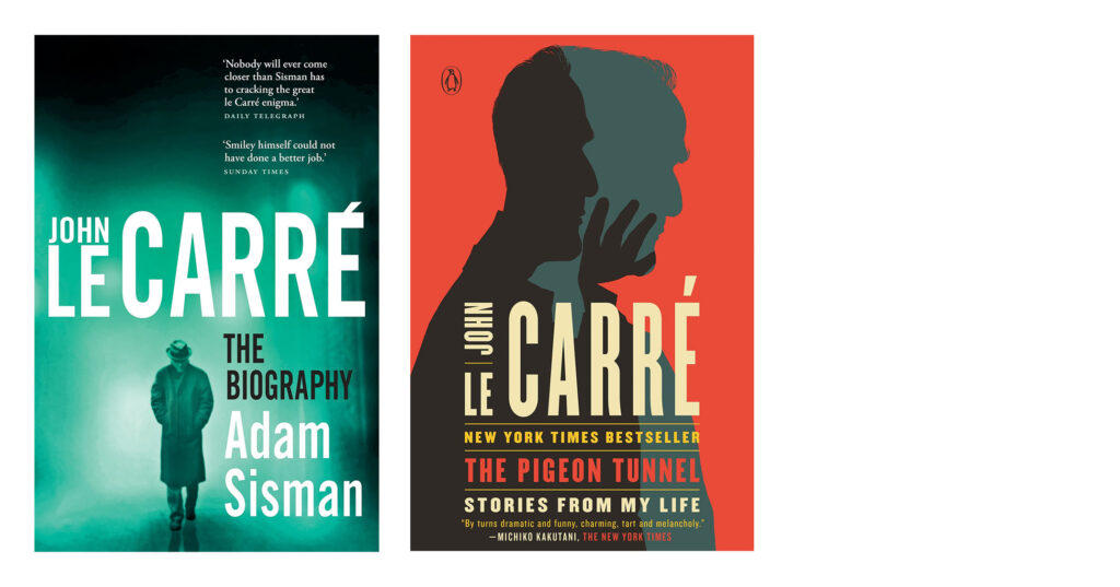 John Le Carre Book Covers; The Biography Adam Sisman, The Pigeon Tunnel