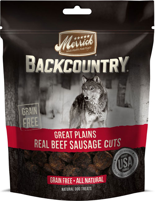 Backcountry Great Plain Real Beef Sausage Dog Treats