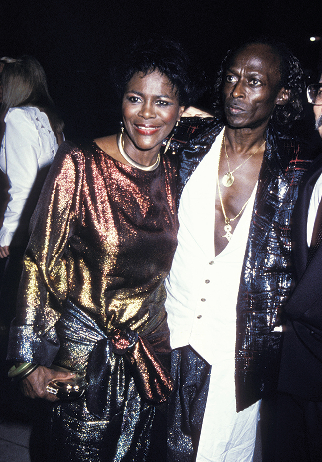 Cicely Tyson and Miles Davis