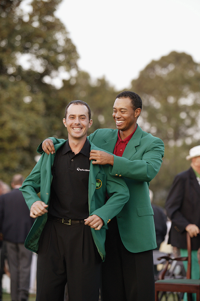 Mike Weir and Tiger Woods