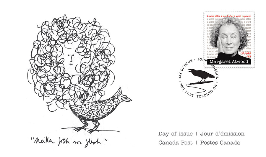 Margaret Atwood, 82, Honoured by Canada Post With New Stamp - Everything  Zoomer